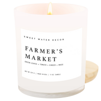 *NEW* Farmer's Market 11 oz Soy Candle - Home Decor & Gifts