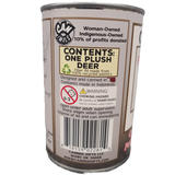 Canned Deer | Animal Plush w/Jokes | Unique Hunting Gift