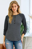 Striped Henley Top