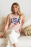 USA EST.1776 Mineral Graphic Tank Top