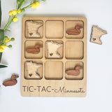 Minnesota State Gift - Tic-Tac-Toe MN Game - Customizable