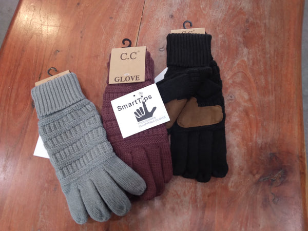 C.C. Knit touch screen Gloves