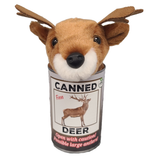 Canned Deer | Animal Plush w/Jokes | Unique Hunting Gift