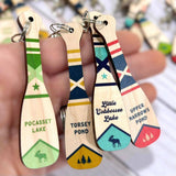 Paddle Keychains with Custom Text