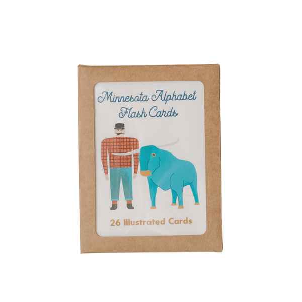 Children's Minnesota Alphabet Flash Cards, Minnesota Gift