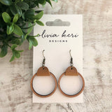 Wood Hoops - Camel
