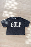 GOLF Cropped Mineral Graphic Top