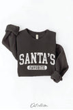SANTA'S FAVORITE Graphic Sweatshirt