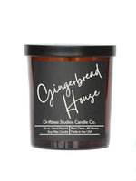 Gingerbread House Soy wax Candles - 10oz Candle With Lid