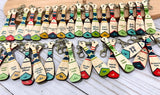 Paddle Keychains with Custom Text