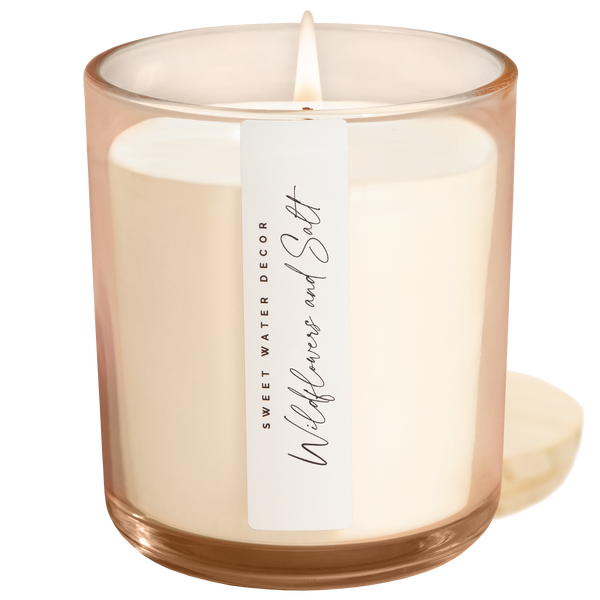 Wildflowers & Salt 12 oz Candle - Home Decor and Gifts