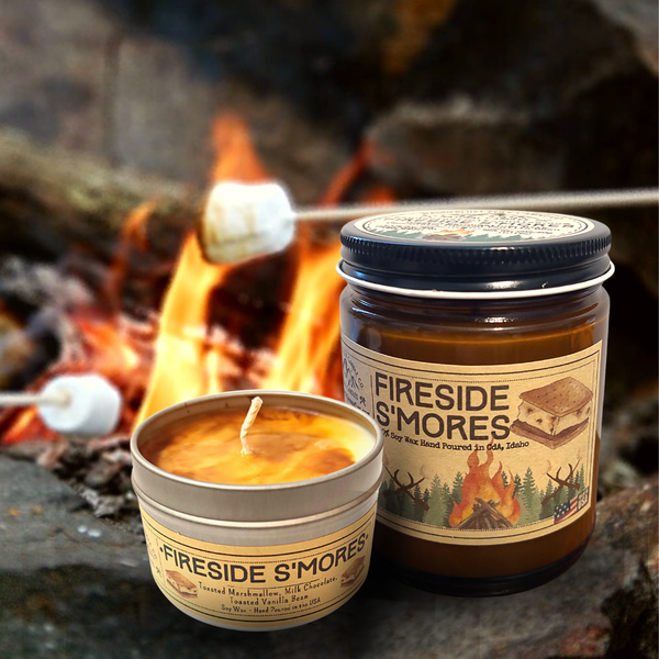 Fireside S'mores - USA MADE - Soy Wax Candles - Camping Gift