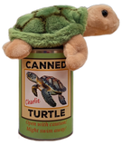 Canned Sea Turtle Stuffed Animal Plush w/Jokes | Unique Gift