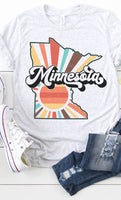 Minnesota Retro State Graphic Tee