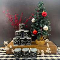 White Christmas Candles Wholesale Scented Soy Wax Candle