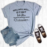 Light Grey Women's Screen Printed T-Shirt