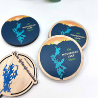 Custom Wooden Lake Magnets