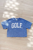 GOLF Cropped Mineral Graphic Top