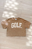 GOLF Cropped Mineral Graphic Top