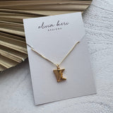 Minnesota Charm Necklace Gold Filled