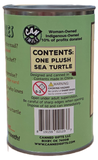 Canned Sea Turtle Stuffed Animal Plush w/Jokes | Unique Gift