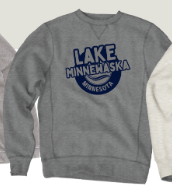 Lake Minnewaska Mix & Match Sweats - Tops with Navy Ink