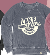 Lake Minnewaska Mix & Match Sweats - Tops with Cream Ink