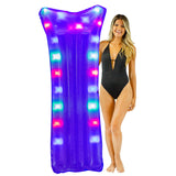 Inflatable Pillow Pool Raft Illuminated LED