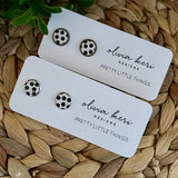 Pretty Little Things Studs - Polka Dot