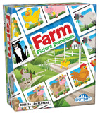 Picture Dominoes: Farm Game for Ages 3+