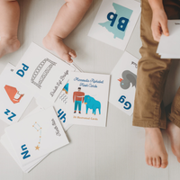 Children's Minnesota Alphabet Flash Cards, Minnesota Gift