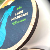Custom Wooden Lake Magnets