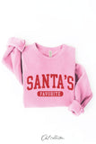 SANTA'S FAVORITE Graphic Sweatshirt