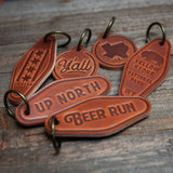 Boat Leather Keychain Motel Style