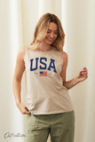 USA EST.1776 Mineral Graphic Tank Top