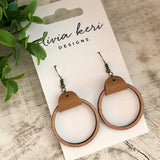 Wood Hoops - Camel