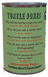 Canned Sea Turtle Stuffed Animal Plush w/Jokes | Unique Gift