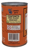Canned Bigfoot | Stuffed Animal Plush | Funny Jokes Big Foot