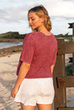 GOLF Cropped Mineral Graphic Top