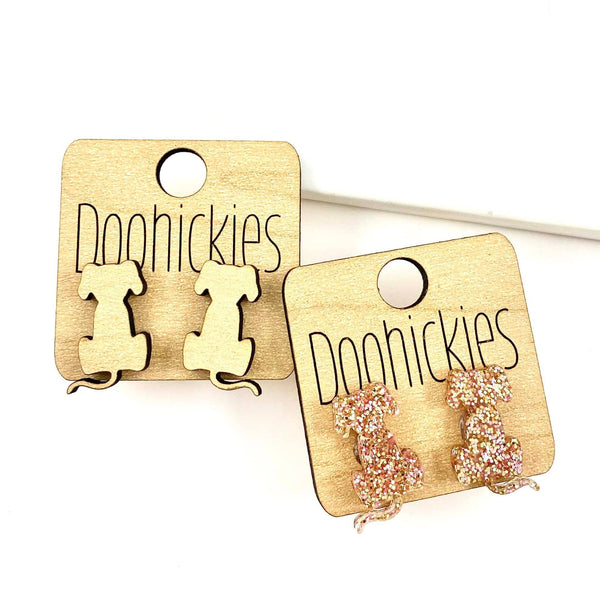 20mm Puppy Dog Studs - Dog Earrings