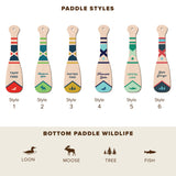 Paddle Keychains with Custom Text