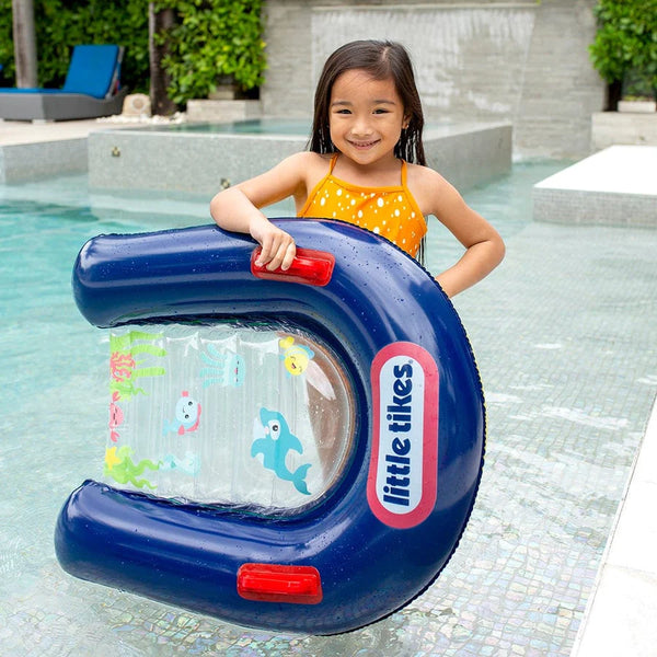 Little Girl Inflatable Raft Little Tikes Inflatable Pool Raft Kickboard – WaskaVillage