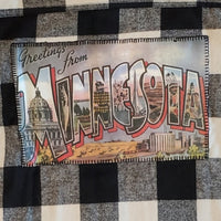 Minnesota Postcard Yarn Dyed Flannel Shirt