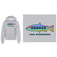 Hooked Lake Minnewaska Youth Hoodie