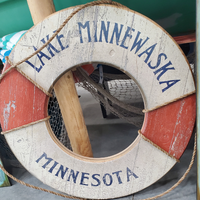 Wood Life Preserver Sign