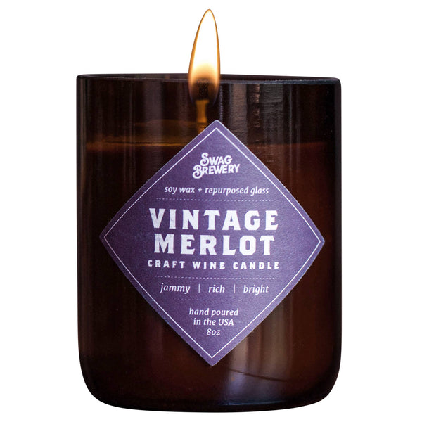 Vintage Merlot Brew Candles