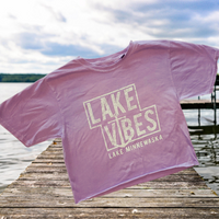 Lake Vibes Cropped Ringspun Tee
