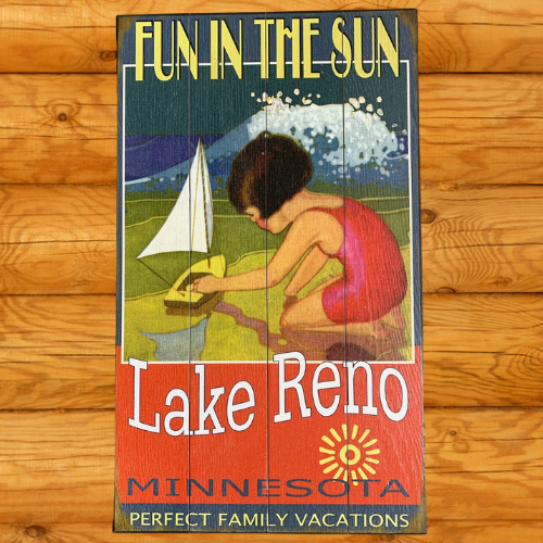 Fun in the Sun - Lake Reno Sign
