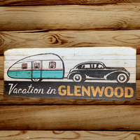 Vacation In Glenwood Sign