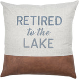 Retired to the Lake Pillow